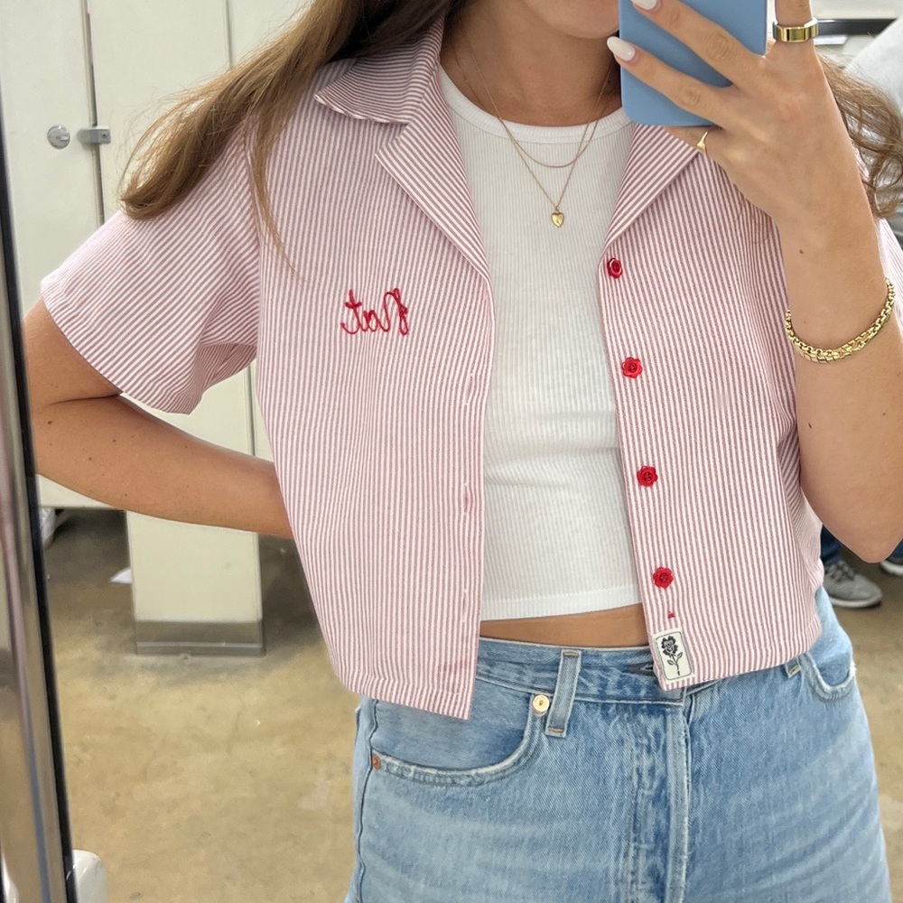 Mira Flores Cropped Shirt